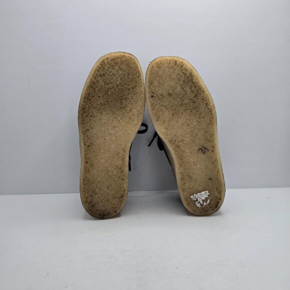 Clarks Originals | Wallabee Cup navy corduroy gumsole platform shoes | WMS 8 - Picture 11 of 11